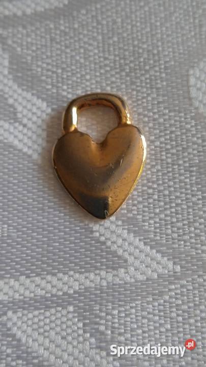 MINIATUROWE SERDUSZKO ZŁOCONE PRZEWIESZKA Piła sprzedam