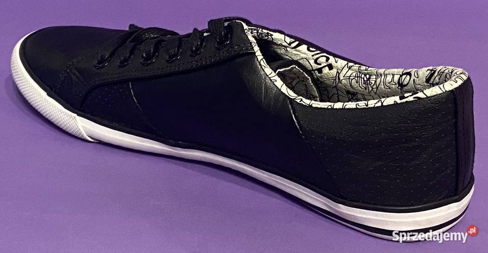 Męskie czarne trampki rozmiar 41 sprzedam
