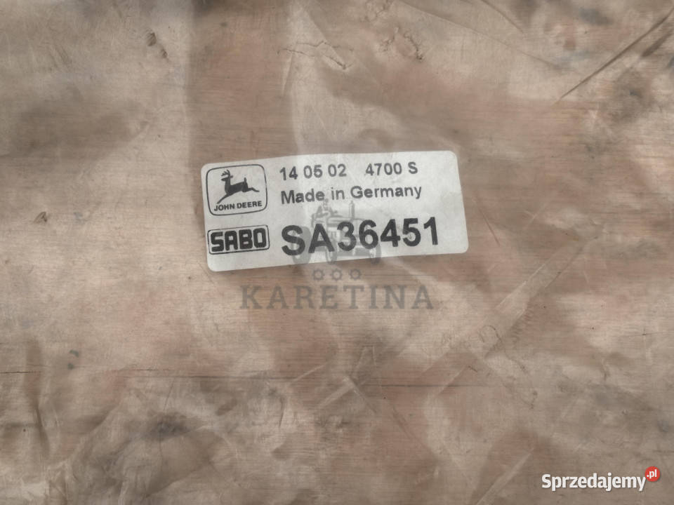 John Deere R47 SABO 47 Stelaż Uchwyt Kosza na Rolnictwo Jastrzębniki