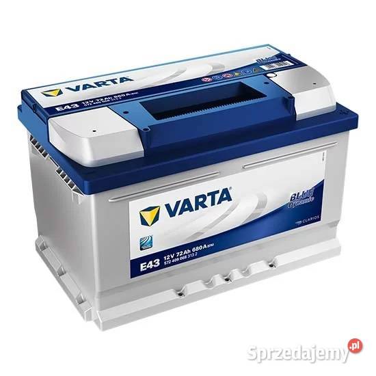 Akumulator VARTA Blue Dynamic E43 72Ah 680A Kraków