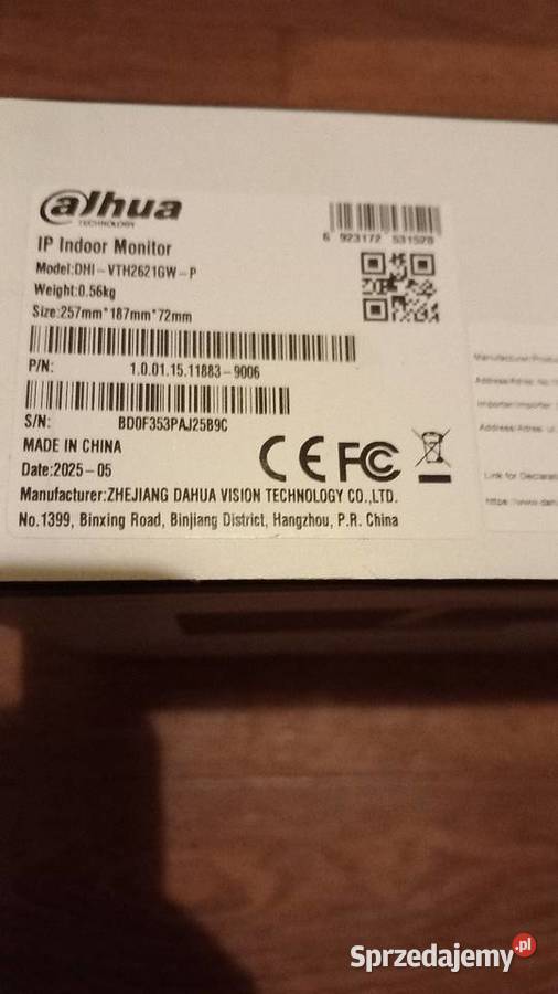 Tanio Nowy monitor wideodomofon 7 calowy Elektronika