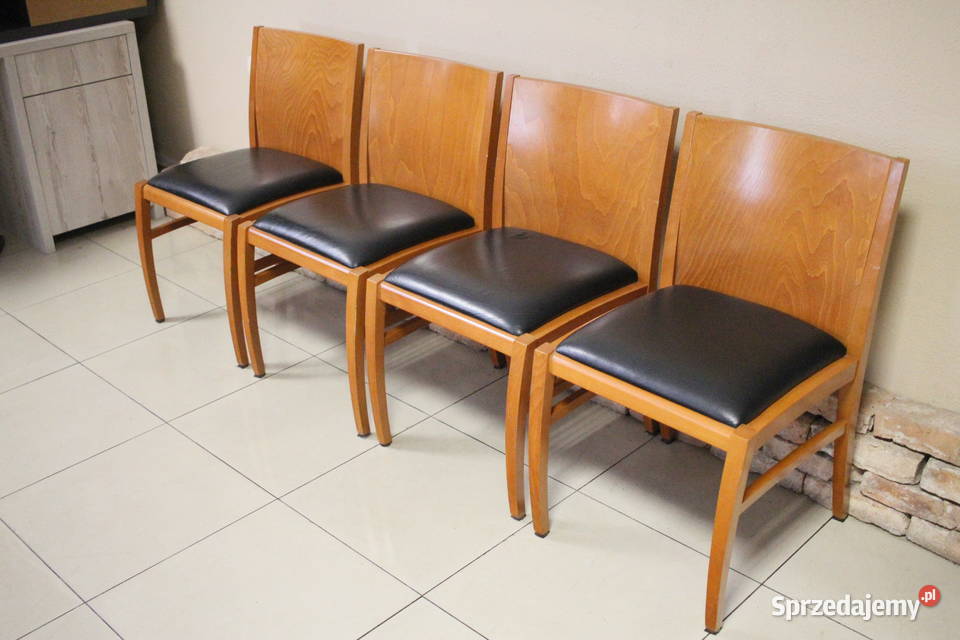 Krzesła do salonu komplet 4 sztuki Pszczyna