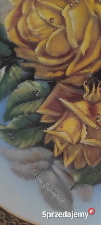 Porcelana zdobiona motywem róż Pabianice