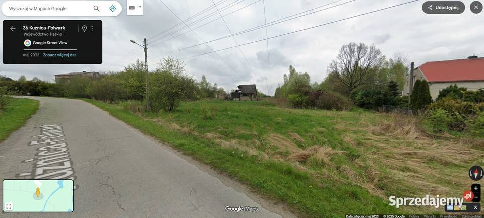 Działka rolna 238 ha Kuźnica Stara gmina Poraj 23800m2 sprzedam