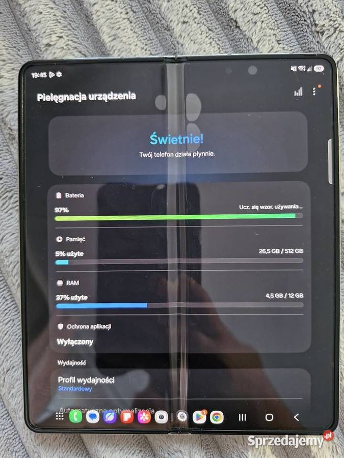 Sprzedam Samsung Fold 5 512gb bialy Mysłowice