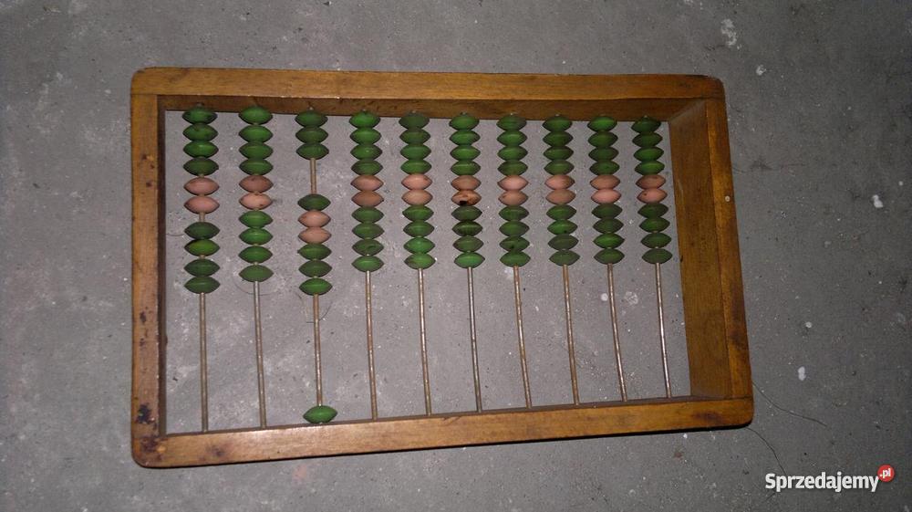 Stare liczydło drewniane Bytom