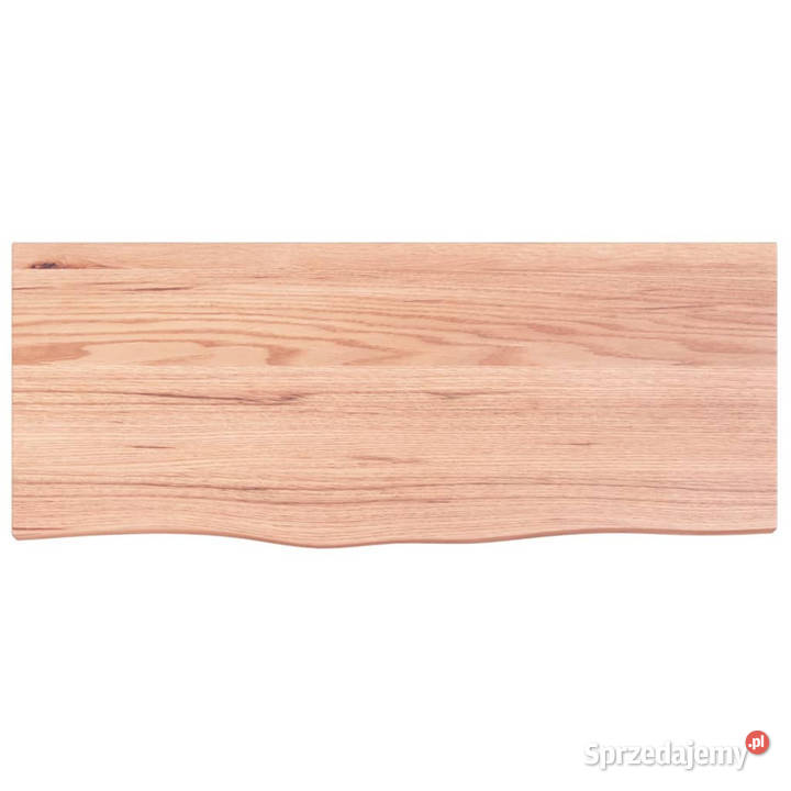 Blat do stołu jasnobrązowy 100x40x2 lite drewno Warszawa