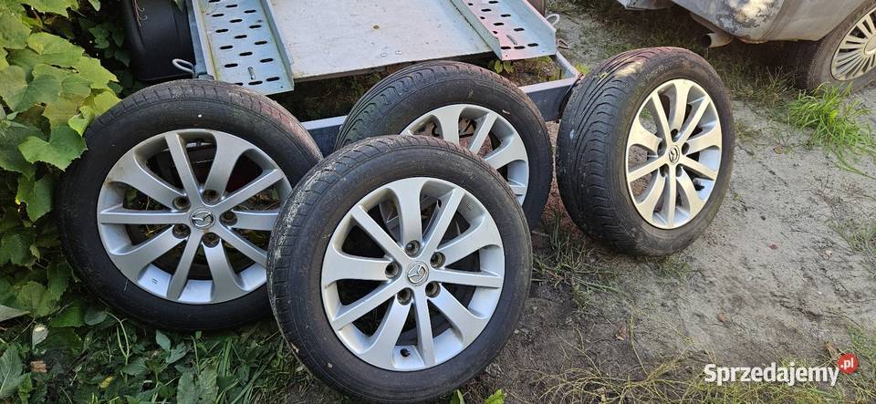 4 KompletOryginalne alufelgi Mazda 16 aluminiowe zachodniopomorskie Barlinek
