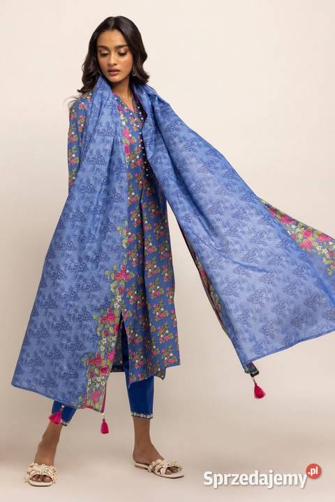 Duża chusta orientalna dupatta pareo turban Szczecin sprzedam