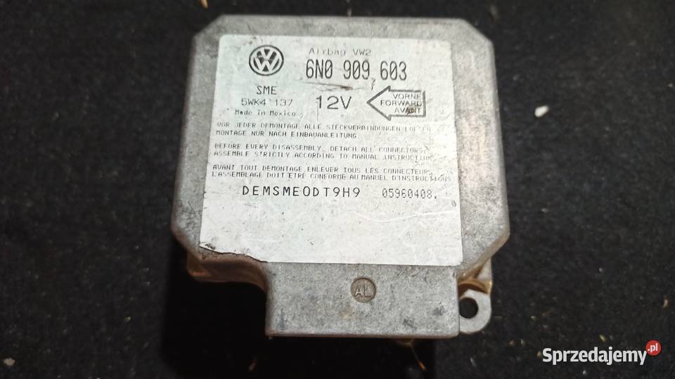 Moduł Sterownik Sensor AIRBAG Audi VW Seat Skoda podkarpackie