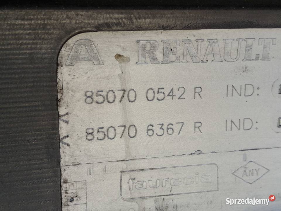 DACIA DUSTER II 2 ZDERZAK TYŁ TYLNY DOKŁADKA PDC osobowe Bieleń