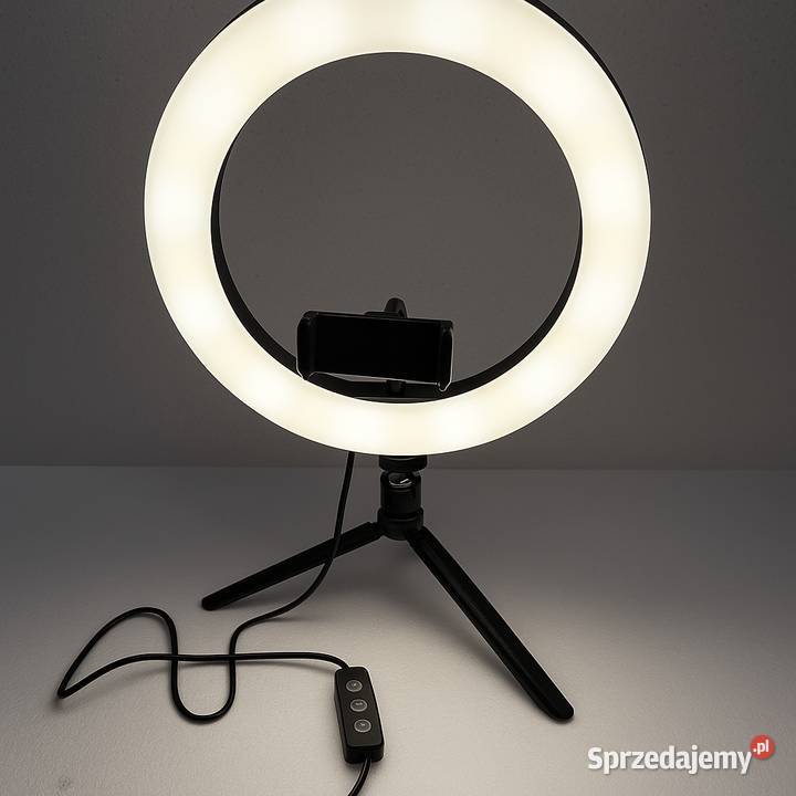 lampa pierścieniowa LED ze statywem i uchwytem Biała Podlaska