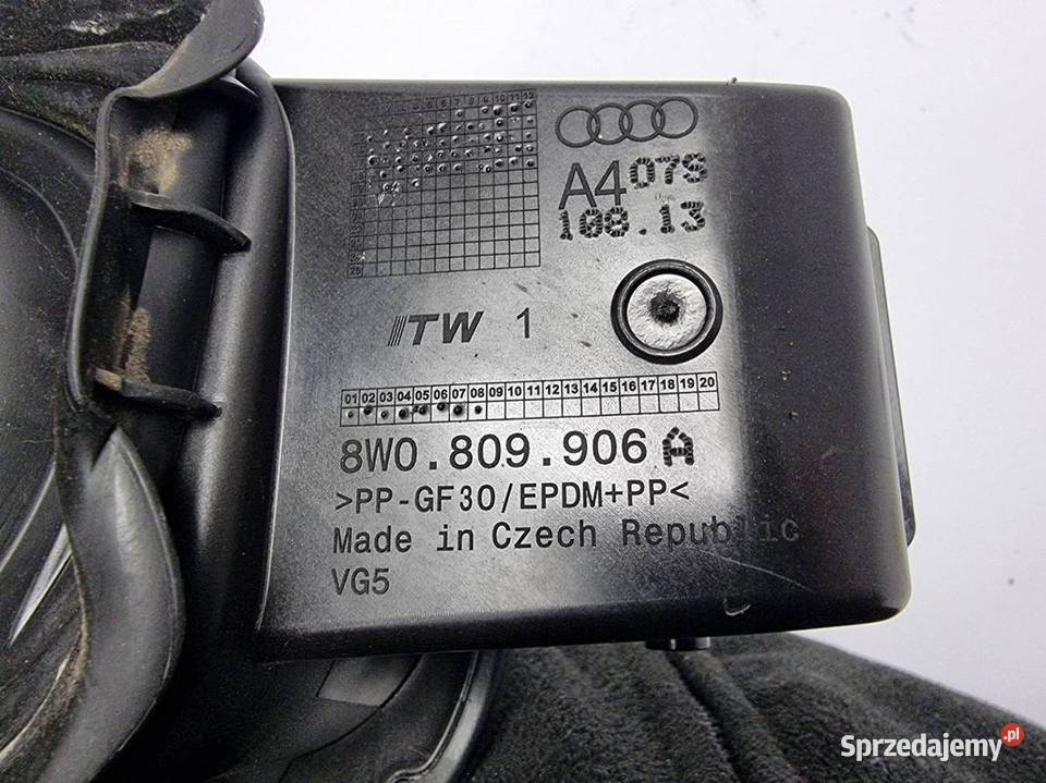 KLAPKA WLEWU PALIWA AUDI A4 B9 8W0809906A Lipno