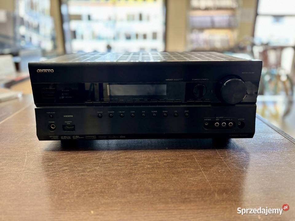 Amplituner Onkyo TXSR607 Czarny Brak pilota Elbląg