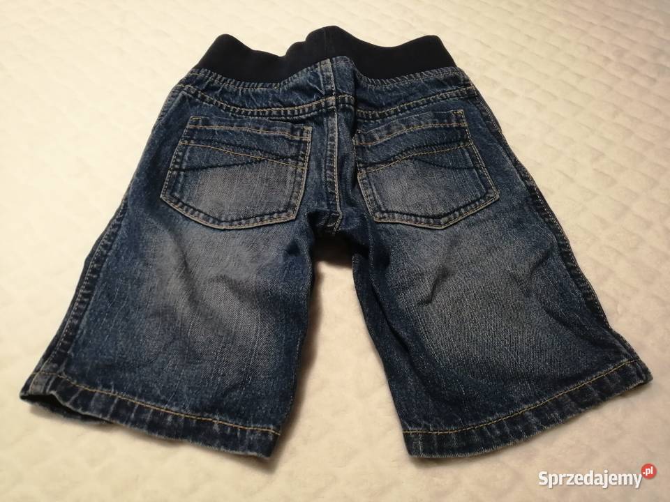 Krótkie spodenki dżinsowe chłopięce 92 1824m Rozmiar 92 Czeladź sprzedam