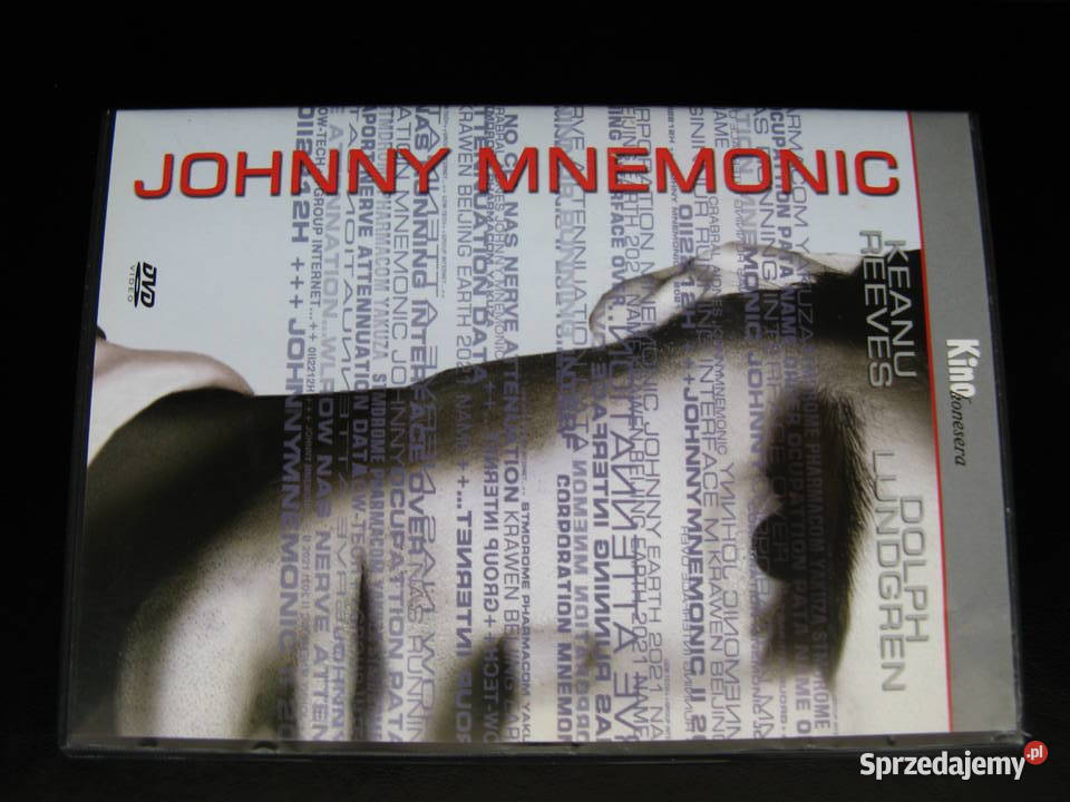 DVD Johnny Mnemonic Keanu Reeves Dolph Lundgren Poznań