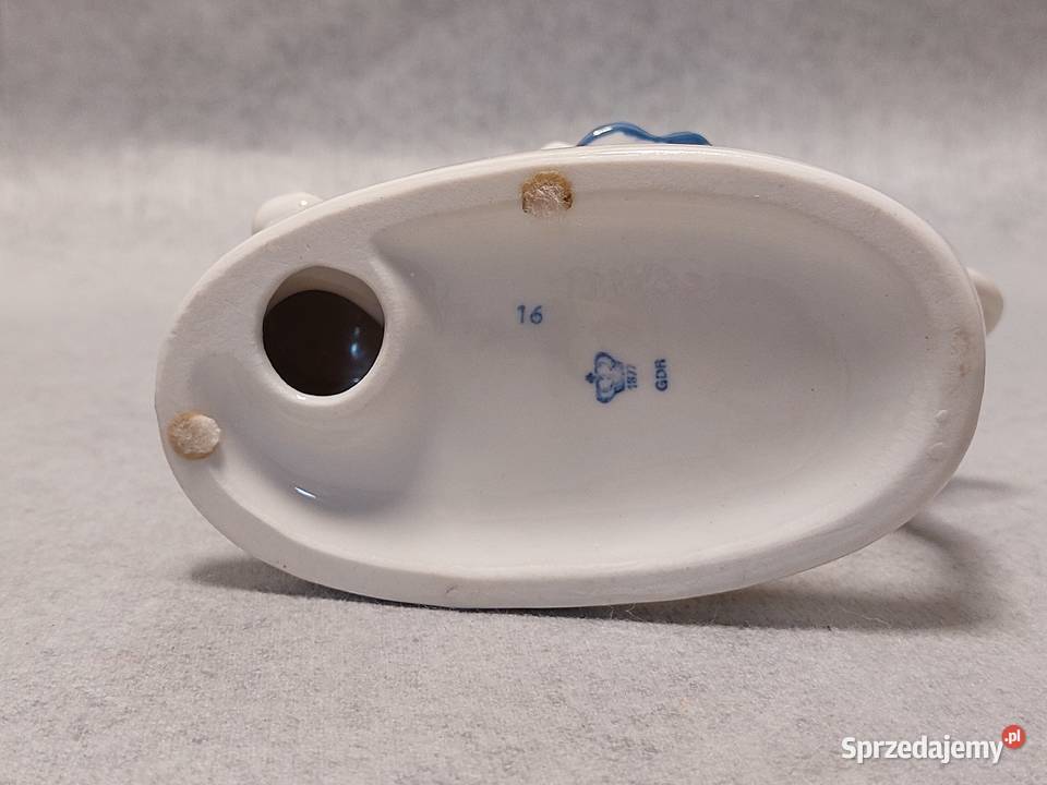 Lippelsdorf Figurka Dziewczynka z krową Turyngia Gdańsk