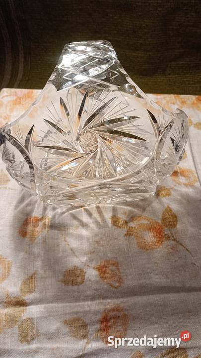 LATA 70te XX w PAMIĄTKI PRLu KRYSZTAŁ SZLIFOWANY Porcelana i szkło lubuskie