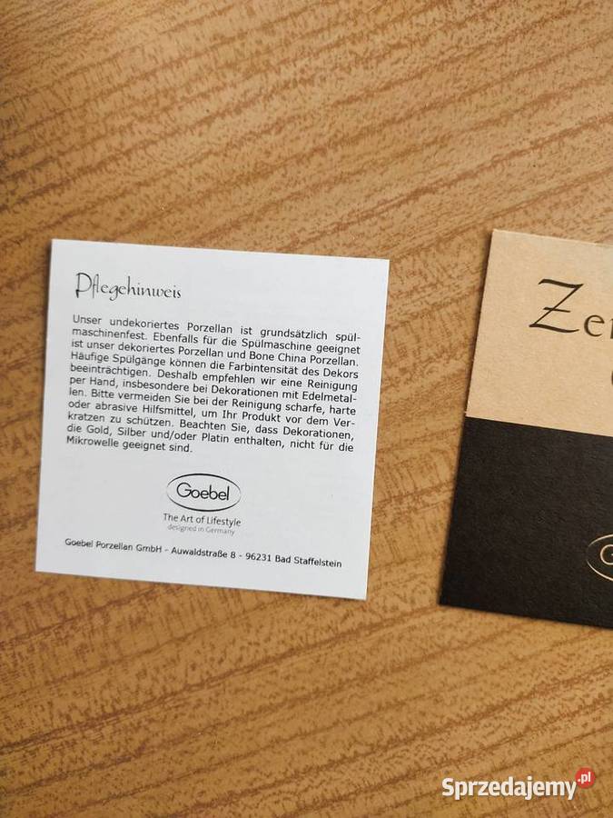 Porcelanowy kubek Goebel Mikołów