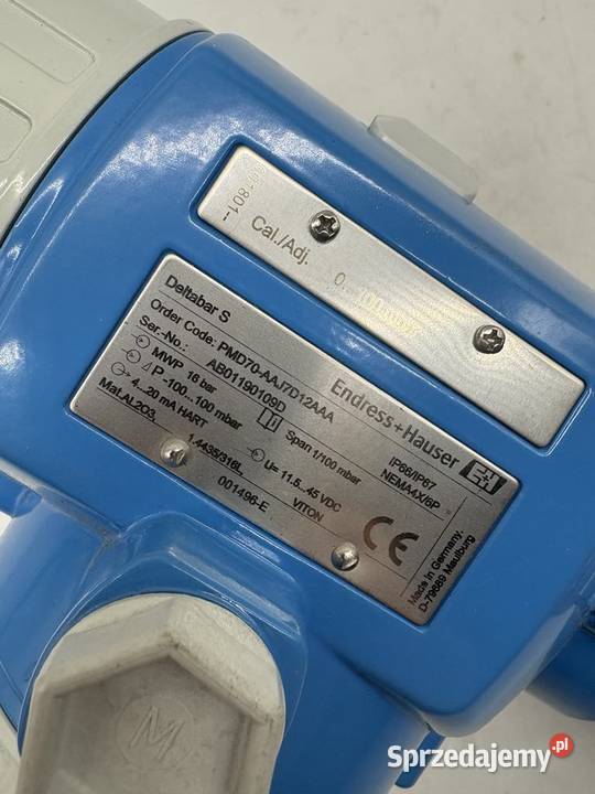 EndressHauser PMD70AAJ7D12AAA Pressure Warszawa