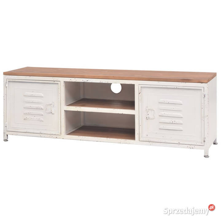 Szafka pod telewizor 120 x 30 x 40 biała Warszawa