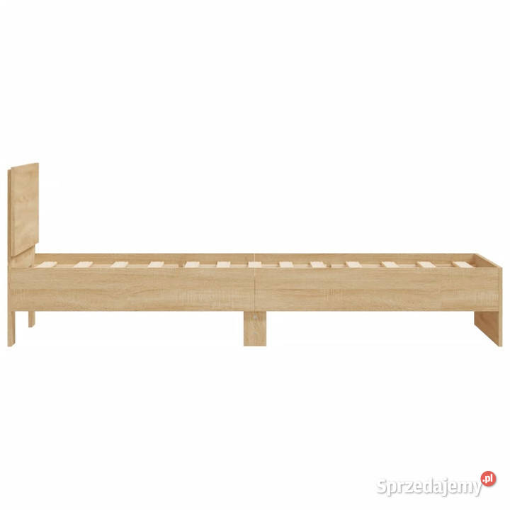Łóżko z wezgłowiem bez materaca dąb Sonoma 70cm mazowieckie Warszawa sprzedam