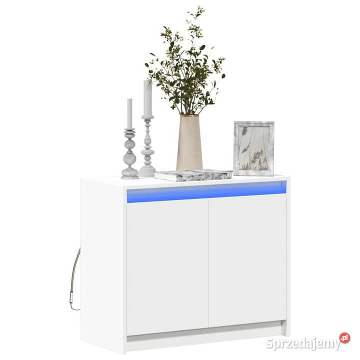 Szafka z LED biała 72x34x61 materiał mazowieckie Warszawa