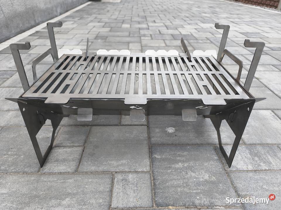 Grill nierdzewny składany turystyczny w plener Niegosławice