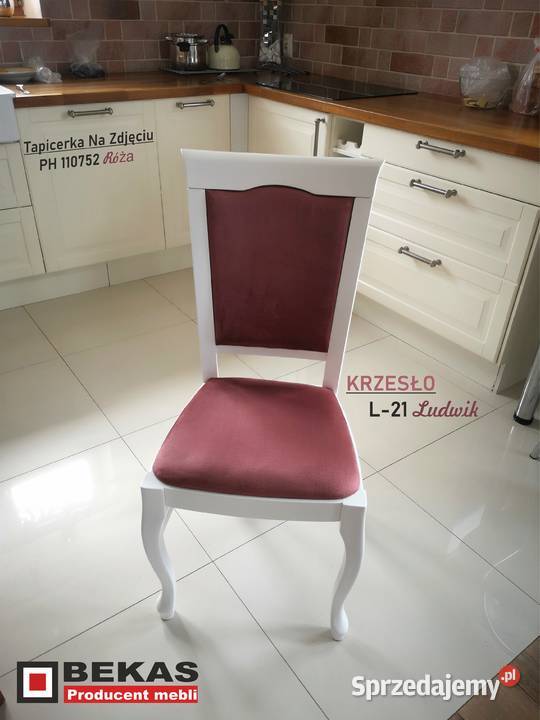 Stylowy Zestaw Stół 8 Krzeseł Bekas Meble 77cm Milanówek