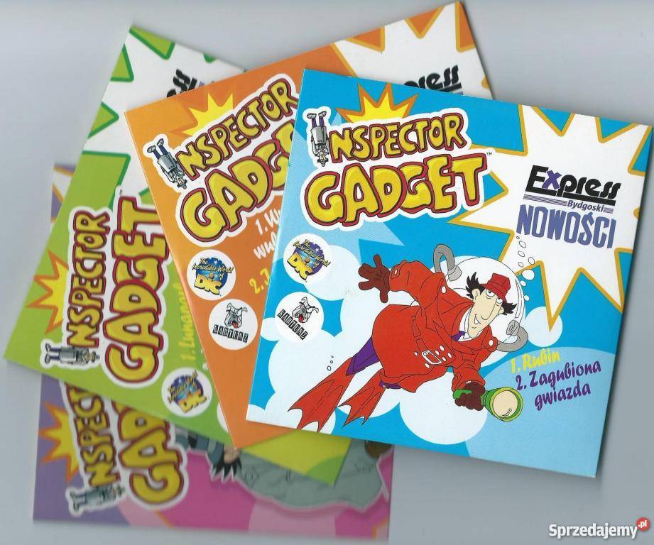 Inspector Gadget płyty vcd kujawsko-pomorskie Nakło nad Notecią