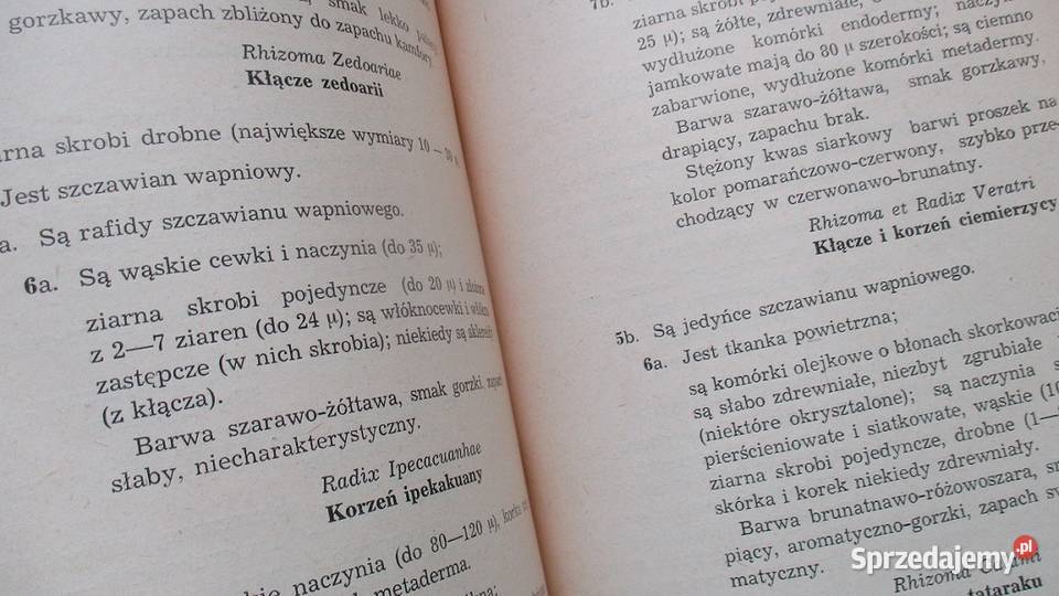 Klucz do oznaczania sproszkowanych produktów Łódź