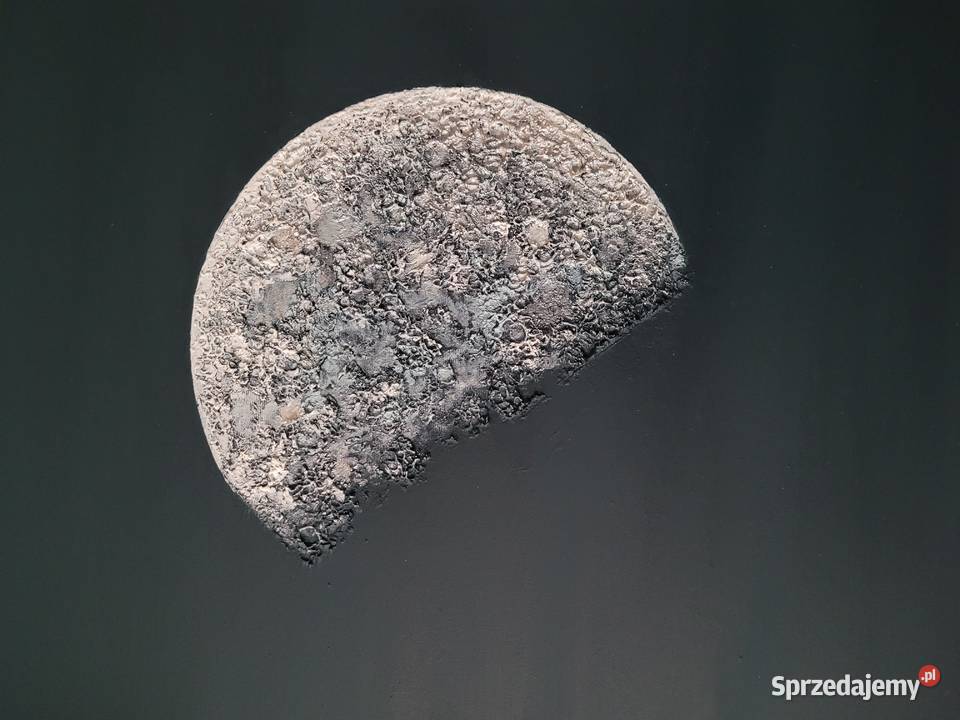 Obraz akrylowy ręcznie malowany MOON