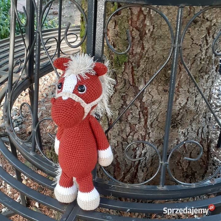 Koń na szydełku Maskotki sprzedam