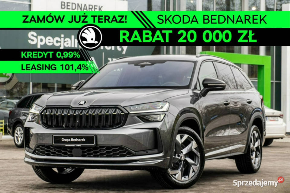 koda Kodiaq Sportline 20 TDI 193 DSG 4x4 Zamów wspomaganie kierownicy Łódź