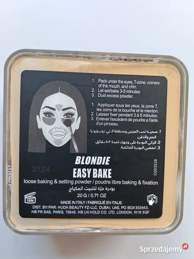 Huda Beauty Easy Bake Blondie 20 g puder Białystok sprzedam