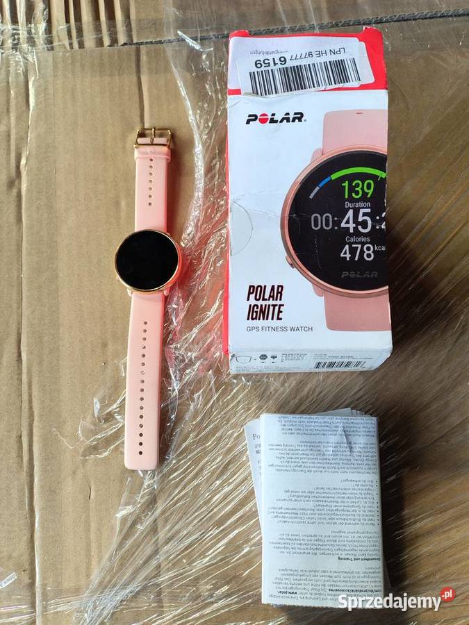 Smartwatch POLAR Ignite Różowozłoty s sprzedam