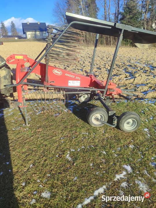 Zgrabiarka Vicon Andex 393 nieuszkodzony Zgrabiarki i przetrząsacze Gostwica sprzedam