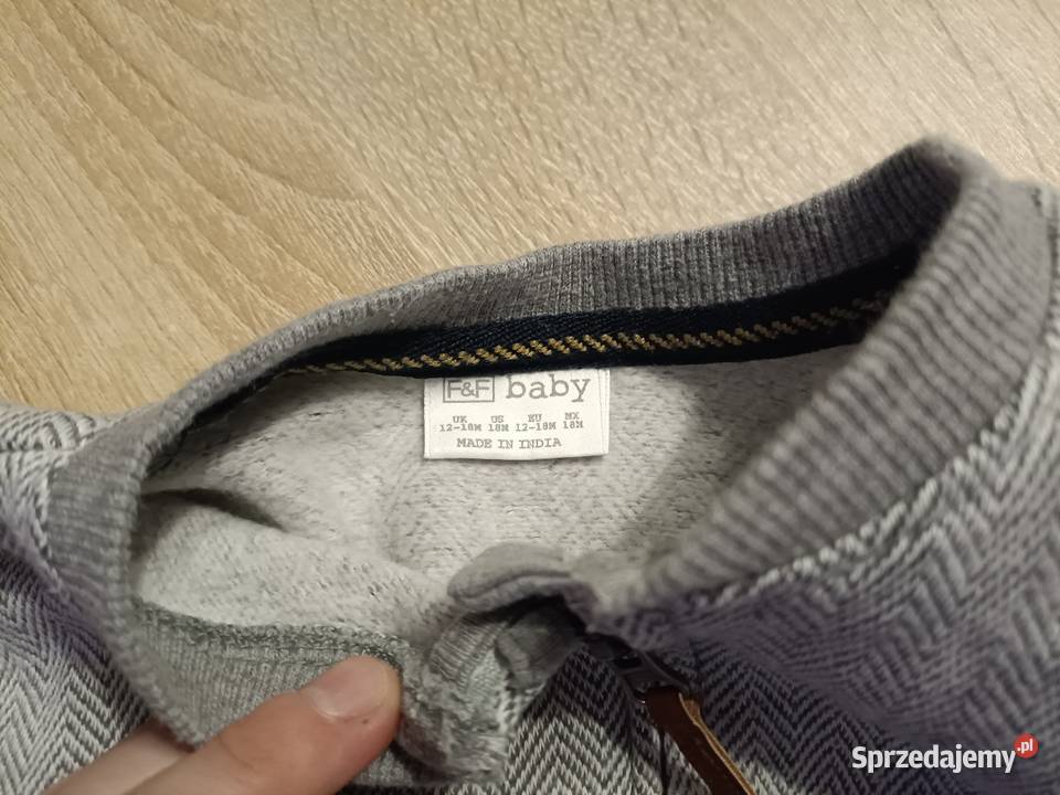 Sweter chłopięcy szary FF 86 Kwidzyn