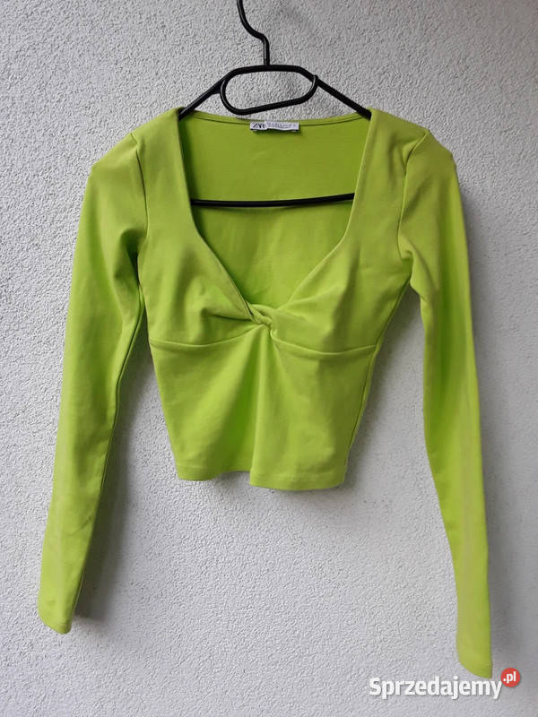 Bluzka krótka z długim rękawem rS ZARA mazowieckie Warszawa