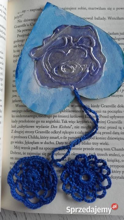 PRZEWIESZKI ZAKŁADKI DO KSIĄŻEK różane serduszka Dekoracje i ozdoby Piła