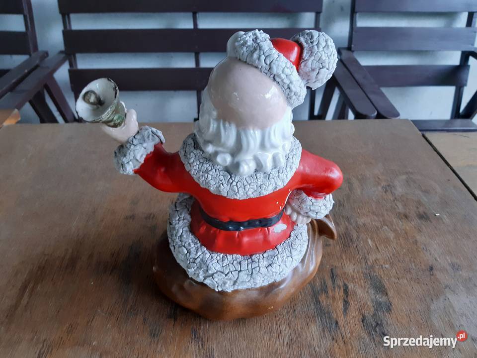 Stara ceramiczna figurka św Mikołaja z PRL Rudnik nad Sanem sprzedam