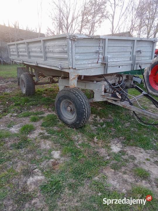 Przyczepa D47 wywrotka zarejestrowana 45 tony świętokrzyskie Gęsice sprzedam