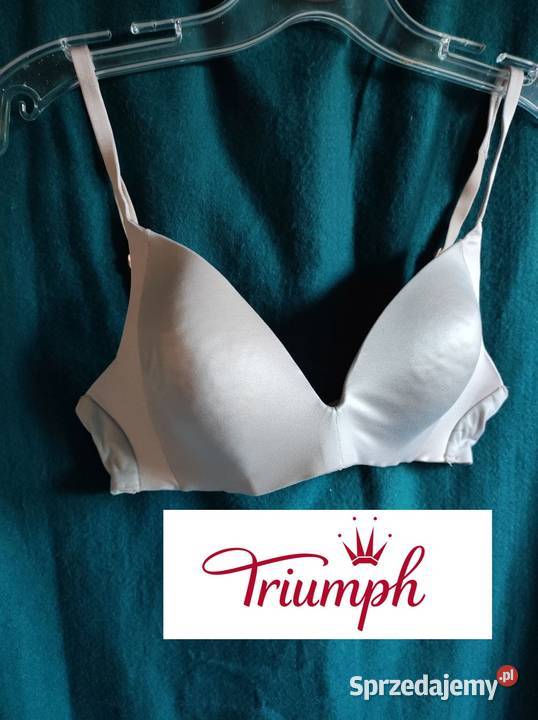 metaliczny satynowy stanik biustonosz Triumph Kielce sprzedam
