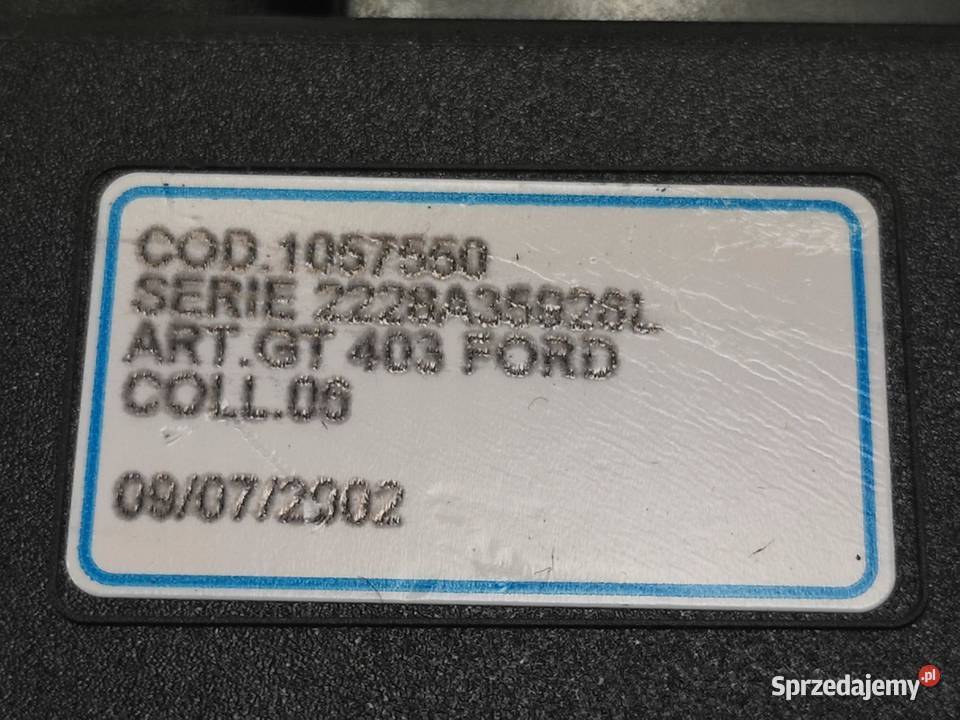 SYSTEM ALARMOWY FORD FIESTA MK4 19952002 NOWY