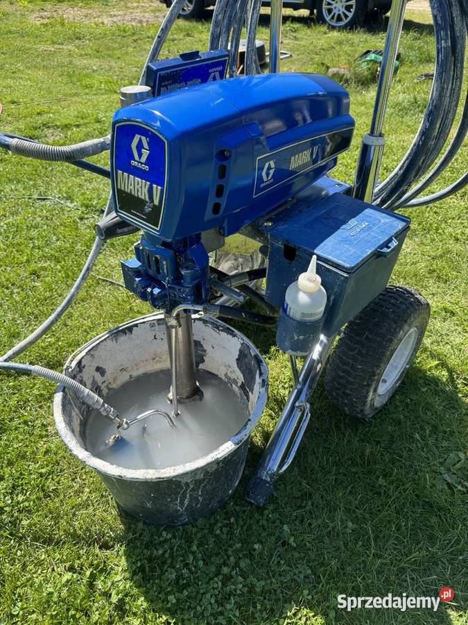Graco Mark V agregat malarskotynkarski zbiornik Budowa Kaliska