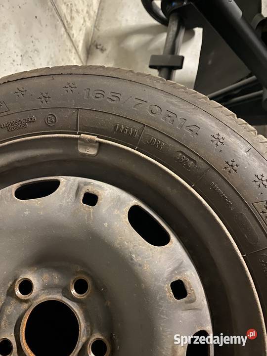 Opony zimowe z FELGAMI 16570 R14 Dunlop Winter 165 Kraków