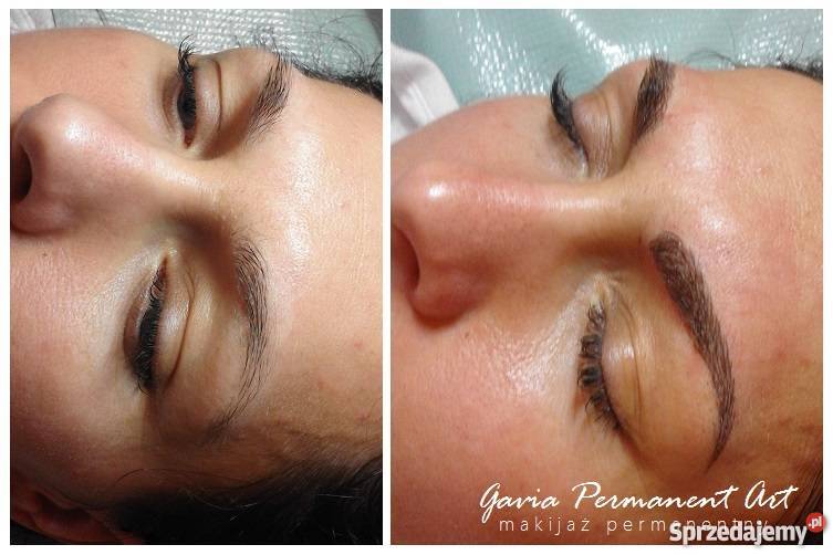 MAKIJAŻ PERMANENTNY MICROBLADING profesjonalnie Pielęgnacja, uroda, zdrowie mazowieckie Warszawa zdrowie