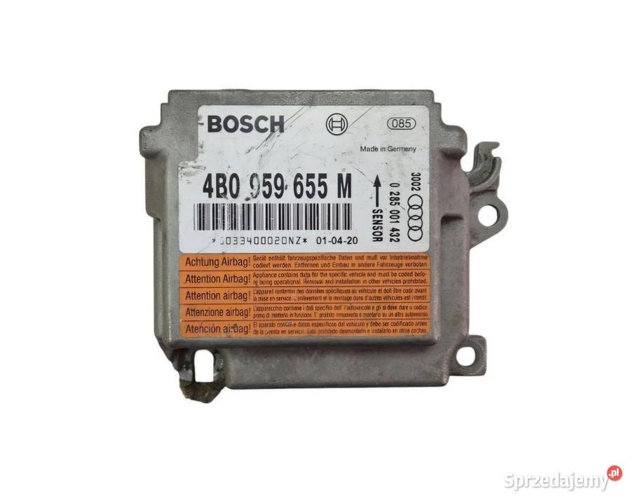 MODUŁ SENSOR AIRBAG AUDI A6 C5 4B0959655E Działoszyce