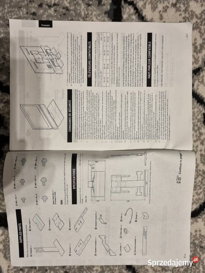 Stolik wieszak RTV YAMAHA Siedlce