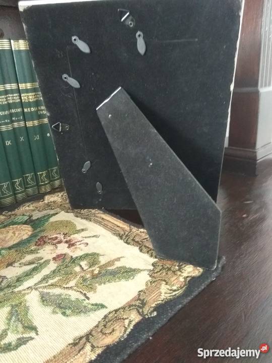 Piękny obraz Lwów Fidelis Semper grafika szkło Ruda Śląska sprzedam